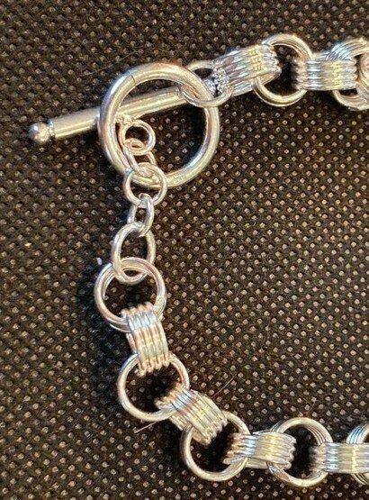 Zonder Minimumprijs - Armband Zilver - Handgemaakt 925, Handtassen en Accessoires, Armbanden