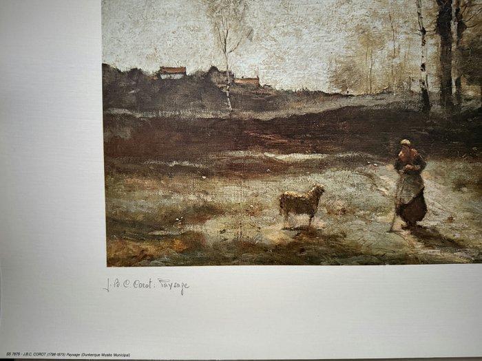 Jean-Baptiste Camille Corot (1796-1875) - Paysage, Antiquités & Art, Antiquités | Autres Antiquités