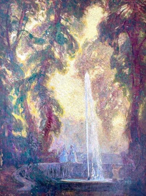 Numa-François Gillet (1868-1940) - Symbolist Painting of, Antiek en Kunst, Kunst | Schilderijen | Klassiek