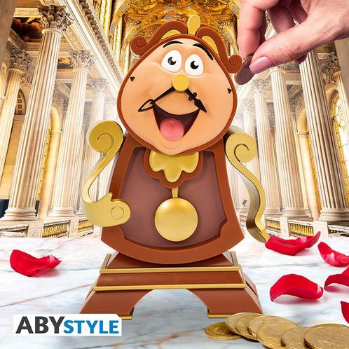 Belle en het Beest Cogsworth Spaarpot 25 cm, Verzamelen, Disney, Ophalen of Verzenden