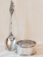Nederlandse zilver keur - Lepel (2) - Zilveren Geboortelepel, Antiek en Kunst
