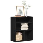 vidaXL Boekenkast 60x30x71,5 cm bewerkt hout zwart, Verzenden, Nieuw