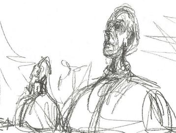 Alberto Giacometti (1901-1966) - Portrait dhomme à