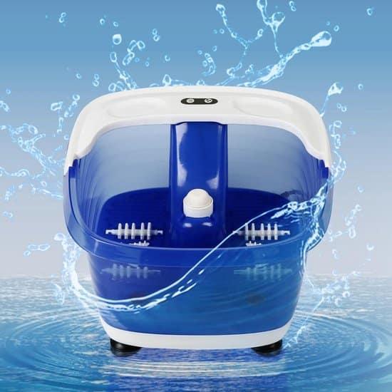 Voetenbad met eeltverwijderaar en massage rollers -, Sport en Fitness, Massageproducten, Zo goed als nieuw, Verzenden