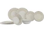 Gimex - Stone Line - Servies - Sand - 12-Delig, Huis en Inrichting, Verzenden, Zo goed als nieuw
