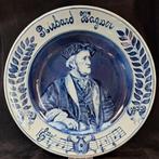 Oud Delft - Plat - Handgeschilderd 1933 - Faïence - Richard, Antiek en Kunst