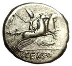 République romaine. C. Marcius Censorinus, 88 BC. Denarius, Postzegels en Munten