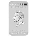 1 Troy Ounce - Zilver .999 - 2025 1 oz $1 AUD Australia 9999