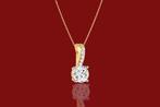 Halsketting - 14 karaat Geel goud - 2.04ct. tw. Diamant, Nieuw