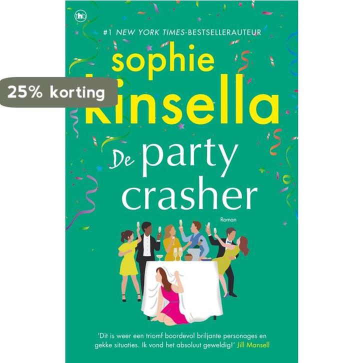De partycrasher 9789044364460 Sophie Kinsella, Boeken, Literatuur, Gelezen, Verzenden