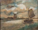 Willem Cornelis RIP (1856-1922) - Op het Spaarne, Antiek en Kunst, Kunst | Schilderijen | Klassiek