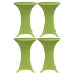 vidaXL Tafelhoes stretch 4 st 60 cm groen, Verzenden, Nieuw