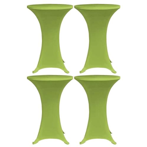 vidaXL Tafelhoes stretch 4 st 60 cm groen, Tuin en Terras, Tuinmeubel-accessoires, Nieuw, Verzenden
