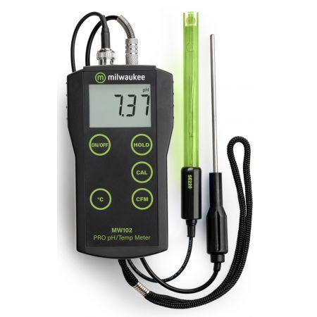 Milwaukee Smart Portable pH/&deg;C Meter met ATC MW102, Animaux & Accessoires, Poissons | Aquariums & Accessoires, Envoi