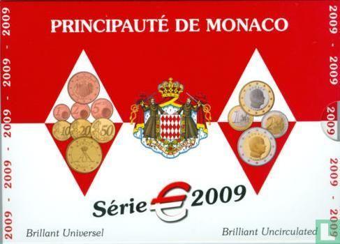 Monaco jaarset 2009, Postzegels en Munten, Munten | Europa | Euromunten, Setje, Overige waardes, Monaco, Verzenden