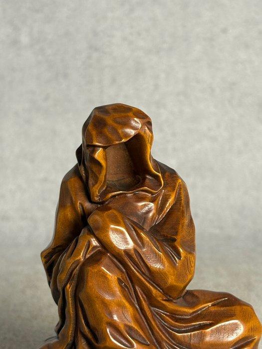 Monnik - Buxushout - Eind 20e eeuw, Antiek en Kunst, Antiek | Overige Antiek