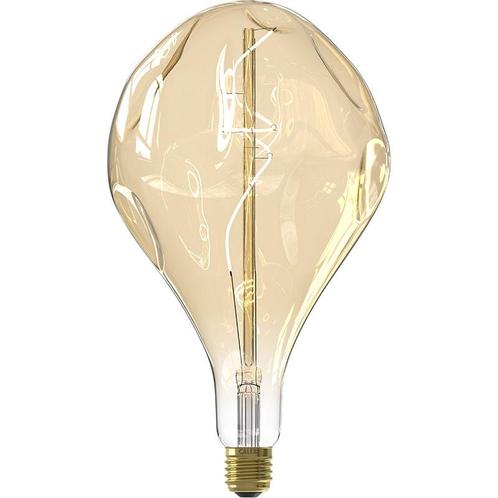 Calex Smart LED Lamp Organic Evo XXL Gold Ø165mm E27 6W, Huis en Inrichting, Lampen | Losse lampen, Verzenden