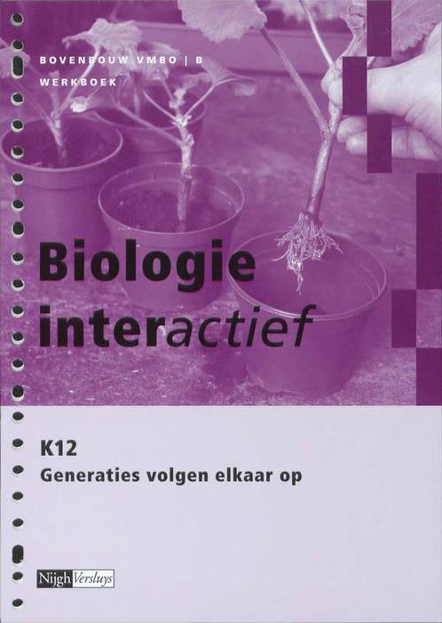 Biologie Interactief VMBO Bovenbouw B K12 Werkboekkatern, Livres, Livres scolaires, Envoi