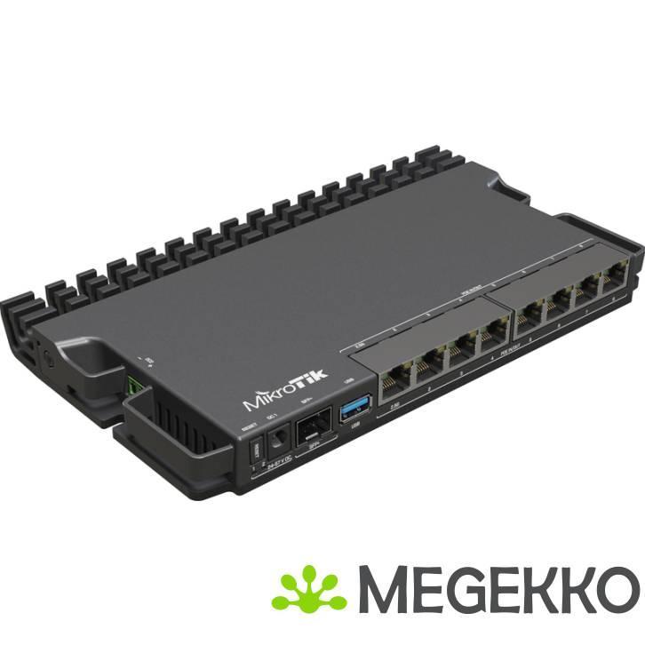 Mikrotik RB5009UPR+S+IN bedrade router 2.5 Gigabit Ethernet,, Computers en Software, Overige Computers en Software, Nieuw, Verzenden