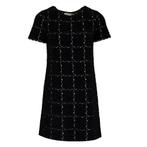 Friendly Sweater • zwart wit geruite jurk • L, Kleding | Dames, Friendly Sweater, Verzenden, Nieuw, Zwart