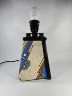 ceramic de belgique,Bergen - A.Dubois - Lampe - décor, Antiek en Kunst