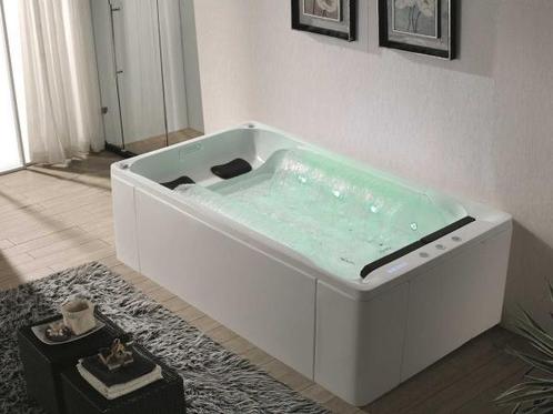 Veiling - 2-persoons vrijstaand massagebad met waterval, Doe-het-zelf en Bouw, Sanitair, Nieuw