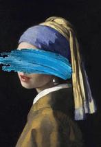 Aladino - The girl with the pearl earring, Antiquités & Art, Art | Peinture | Moderne