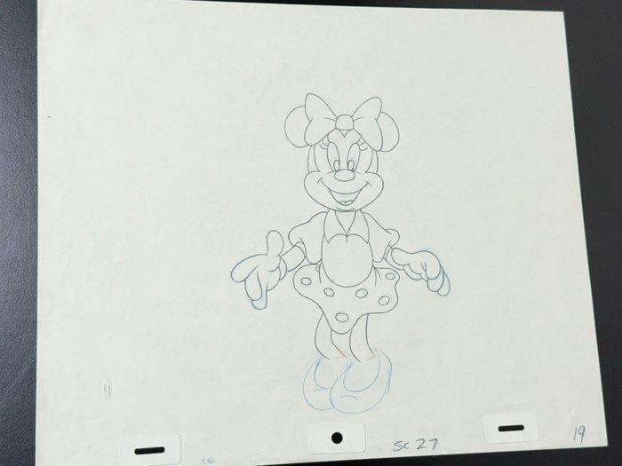 Walt Disney - Originele animatie tekening van Minnie Mouse -, Verzamelen, Disney