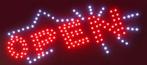 OPEN lamp LED verlichting reclame bord lichtbak #B8, Nieuw, Verzenden