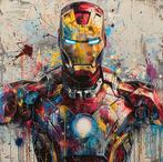 Giuliart2025 - IRON MAN set di 4 canvas cm 50 x 50 each, Nieuw