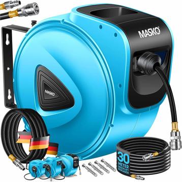 MASKO Automatische persluchtslanghaspel 30 m – slanghaspel m beschikbaar voor biedingen