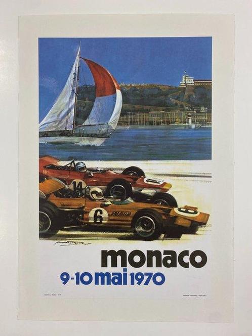 Michael Turner - MONACO - 9/10 mai 1970 (linen backed on, Antiek en Kunst, Kunst | Tekeningen en Fotografie