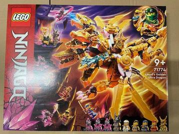 Lego Set - 71774 - Ninjago - Lloyds Golden Ultra Dragon beschikbaar voor biedingen