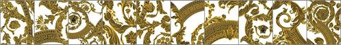 VERSACE Decori Bianco/Oro - 19,4x145 DECORTEGEL ( Bestaat, Doe-het-zelf en Bouw, Tegels, Ophalen of Verzenden