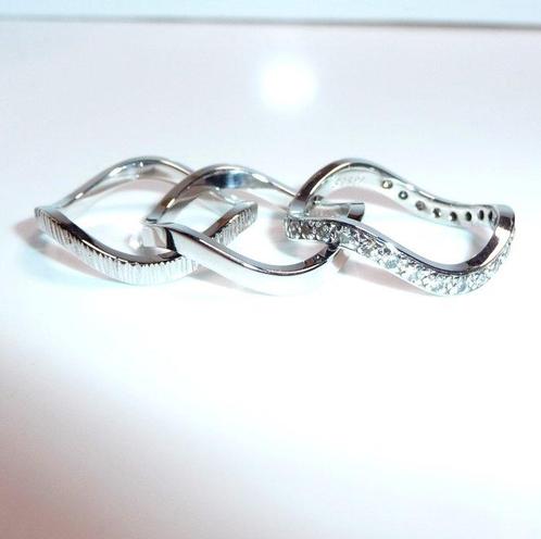 Bague - 18 carats Or blanc - 0.45ct. tw. Diamant (Naturelle), Handtassen en Accessoires, Ringen