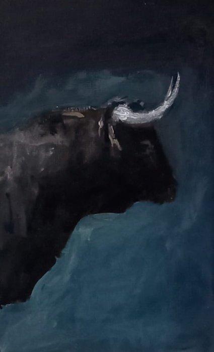 GONZHO - Volviendo, Antiek en Kunst, Kunst | Schilderijen | Modern