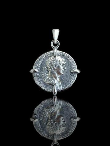 Oud-Romeins, Keizerrijk Zilver Munthanger - Trajanus 98-117