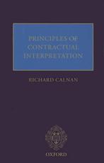 Principles of Contractual Interpretation 9780199681464, Verzenden, Richard Calnan