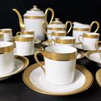 Limoges, Lavit - Koffieservies (27) - Porselein, Goud