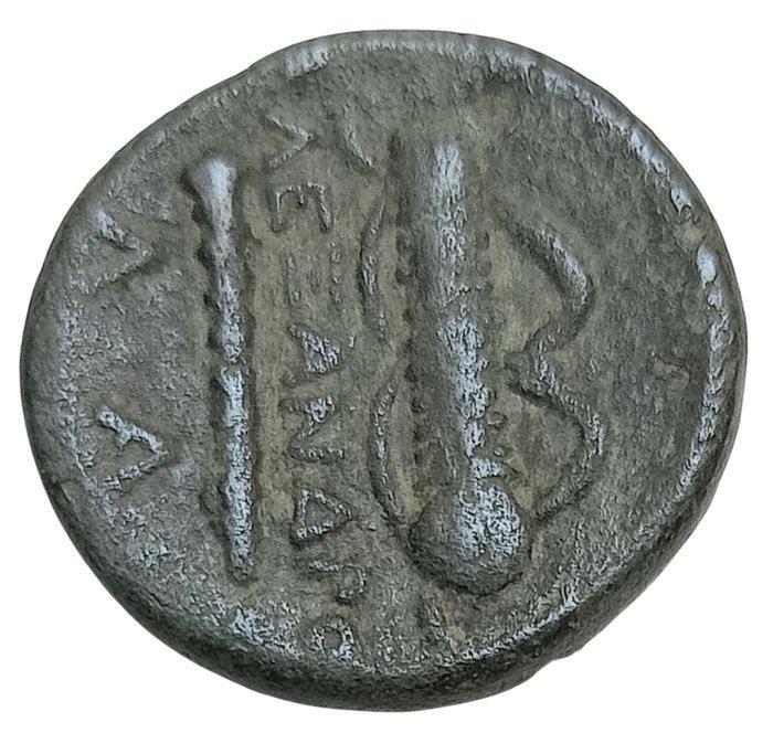 Koningen van Macedonië. Alexander III (336-323 v.Chr.). Æ 19, Postzegels en Munten, Munten | Europa | Niet-Euromunten
