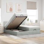 vidaXL Ottoman bed met matrassen en LEDs 180x200cm fluweel, Huis en Inrichting, Verzenden, Nieuw