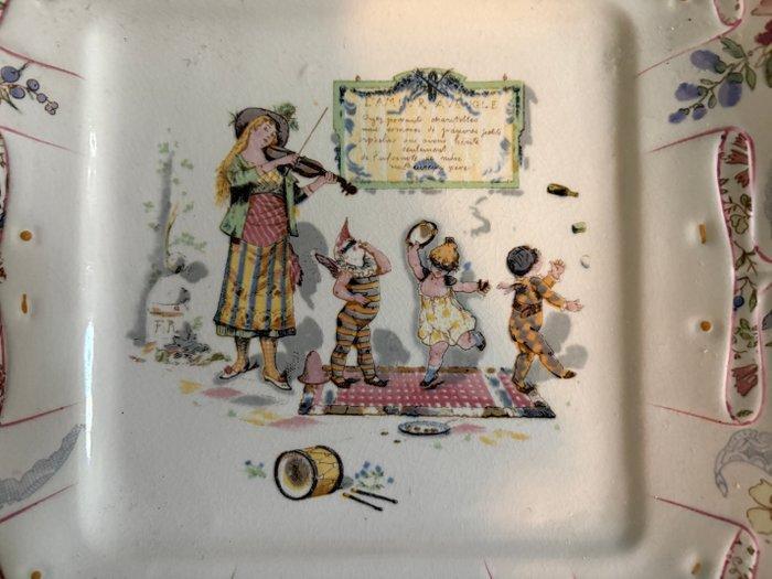 Sarreguemines - Alain Richard - Wandbord - Keramiek, Antiek en Kunst, Antiek | Glaswerk en Kristal