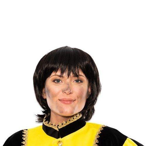Pietenpruik Rebel Zwart Kanekalon, Hobby en Vrije tijd, Feestartikelen, Nieuw, Verzenden