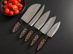 Keukenmes - Kitchen knife set - Set van 5 chefmessen van