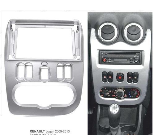 Facade Autoradio 2-Din Pour Renault Dacia Logan Sandero Dust, Auto diversen, Autoradio's, Verzenden
