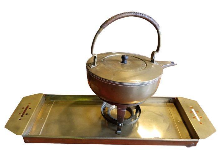 Jan Eisenloeffel - Service à thé (3) - Cuivre - Style Art, Antiek en Kunst, Kunst | Designobjecten