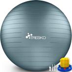 Tresko Fitness bal - Yoga bal - Pilates bal - 75cm - Grijs, Verzenden, Nieuw