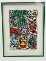 James Rizzi (1950-2011) - Crazy Cats · Free Shipping, Antiek en Kunst