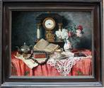 Franz Krischke (1885-1960) - Still life with mantel clock