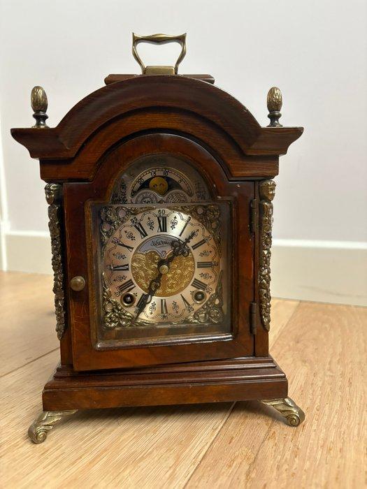 Horloge de table - Warmink - Bois, Laiton - 1960-1970, Antiek en Kunst, Antiek | Klokken